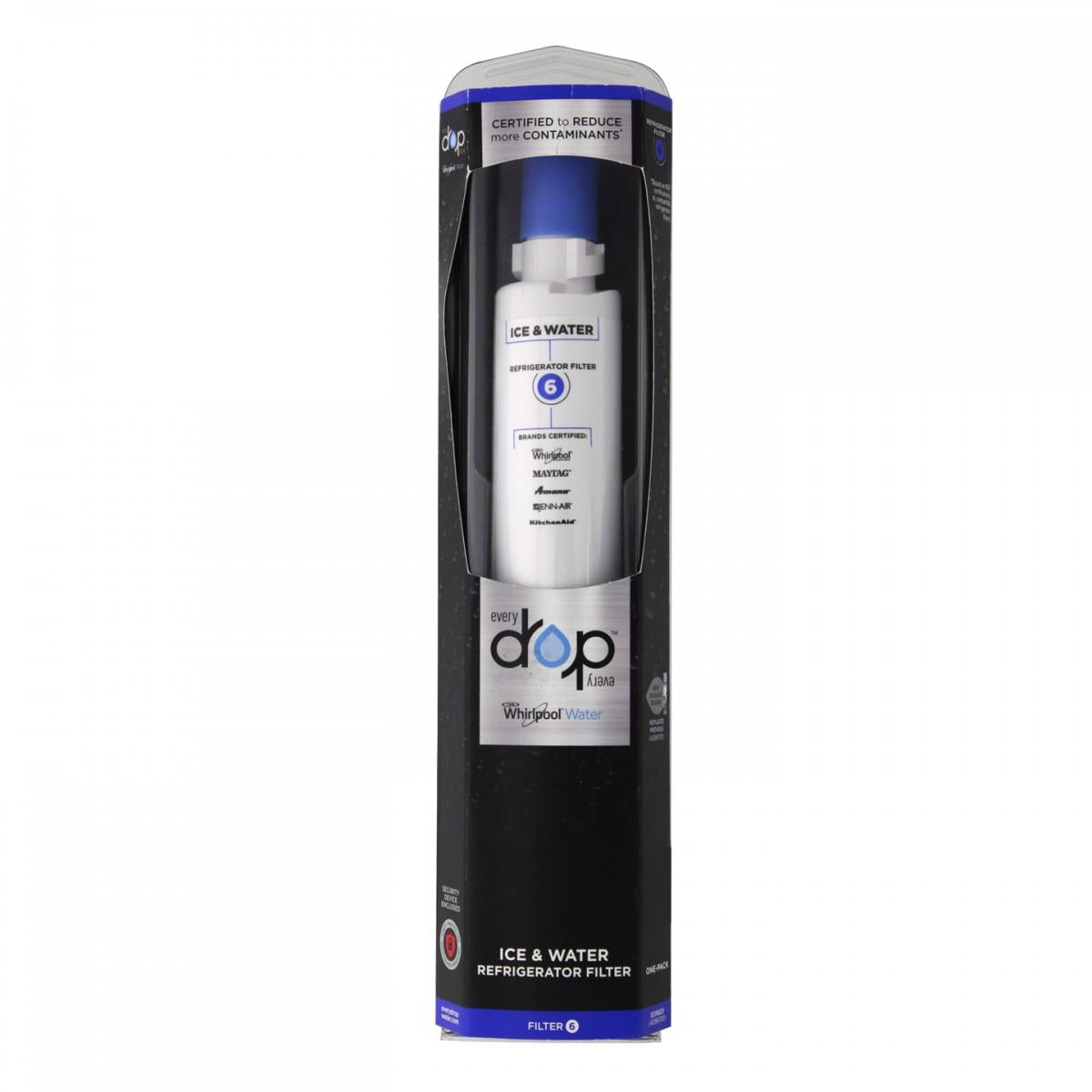 EDR6D1 Whirlpool EveryDrop® Ice and Water Refrigerator Filter 6 (Dark Blue)