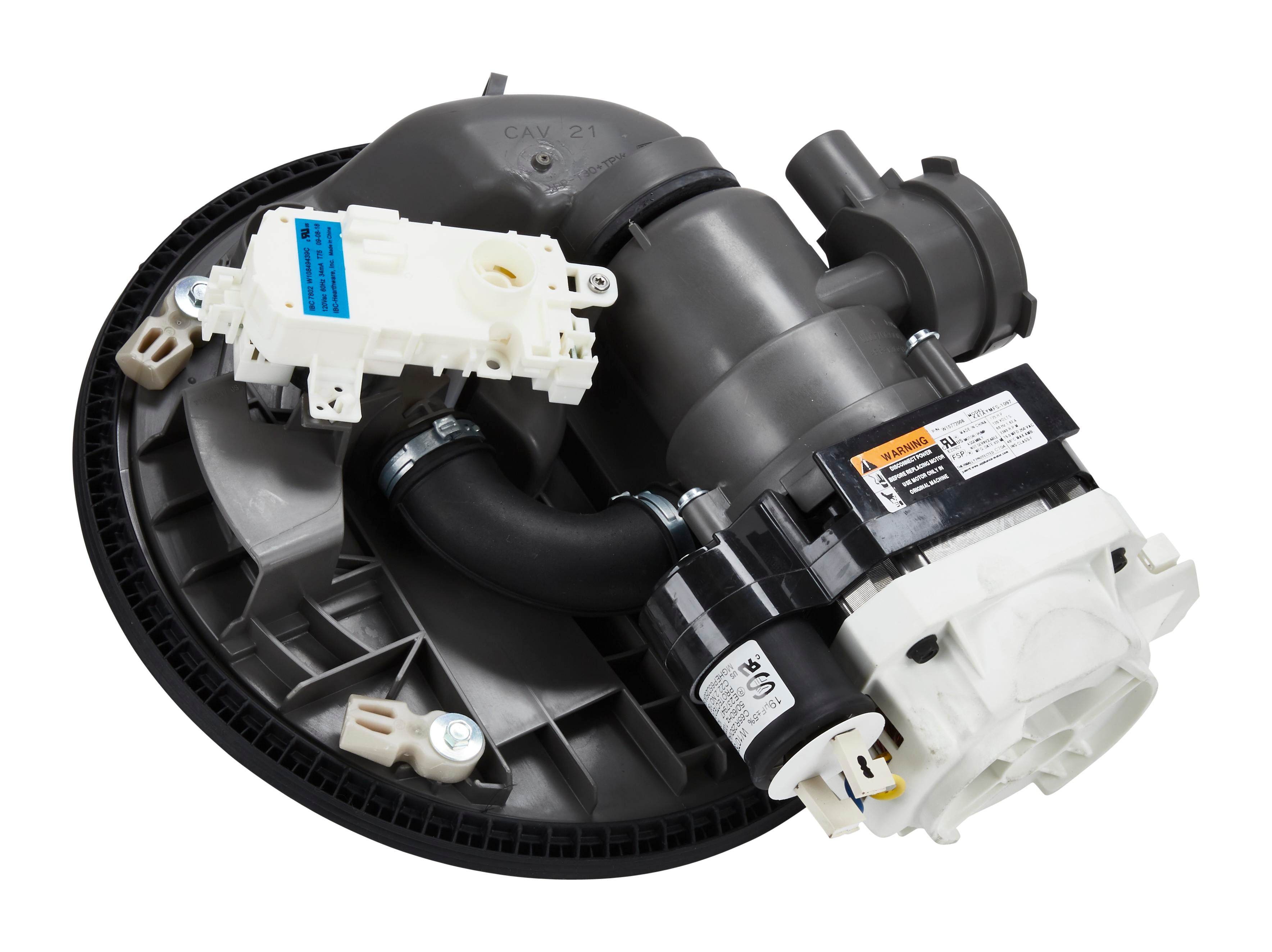 W10805015 Whirlpool Dishwasher Pump and Motor Assembly