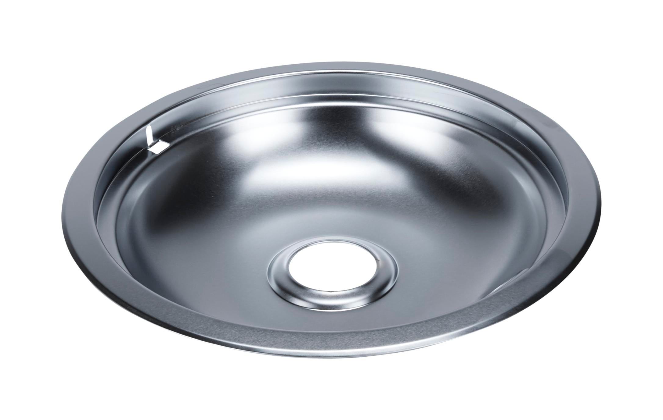WPW10196405 Whirlpool 8" Chrome Drip Bowl