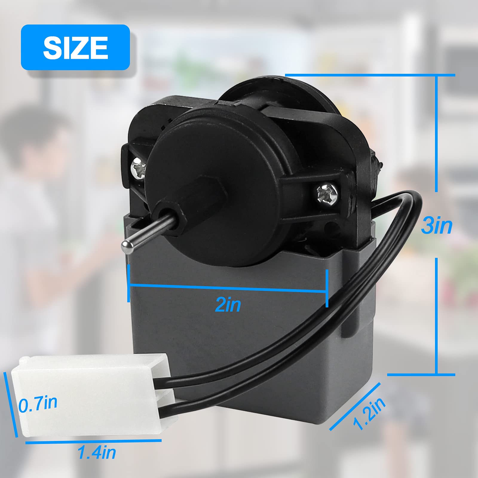 WP2315549 Whirlpool Refrigerator Evaporator Motor