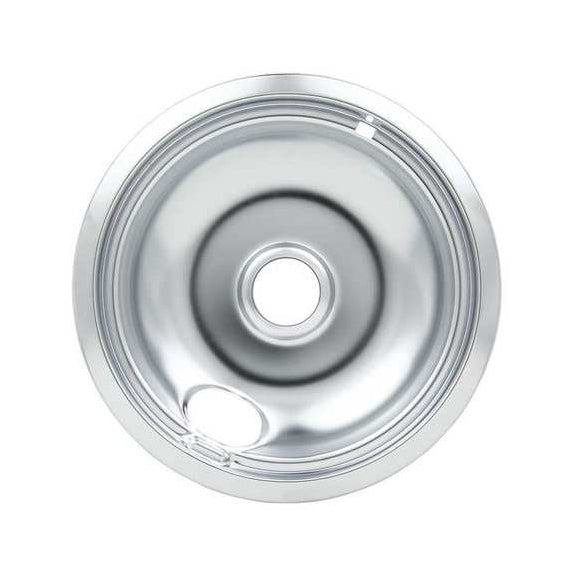 WPW10196405 Whirlpool 8 inch chrome drip bowl OEM