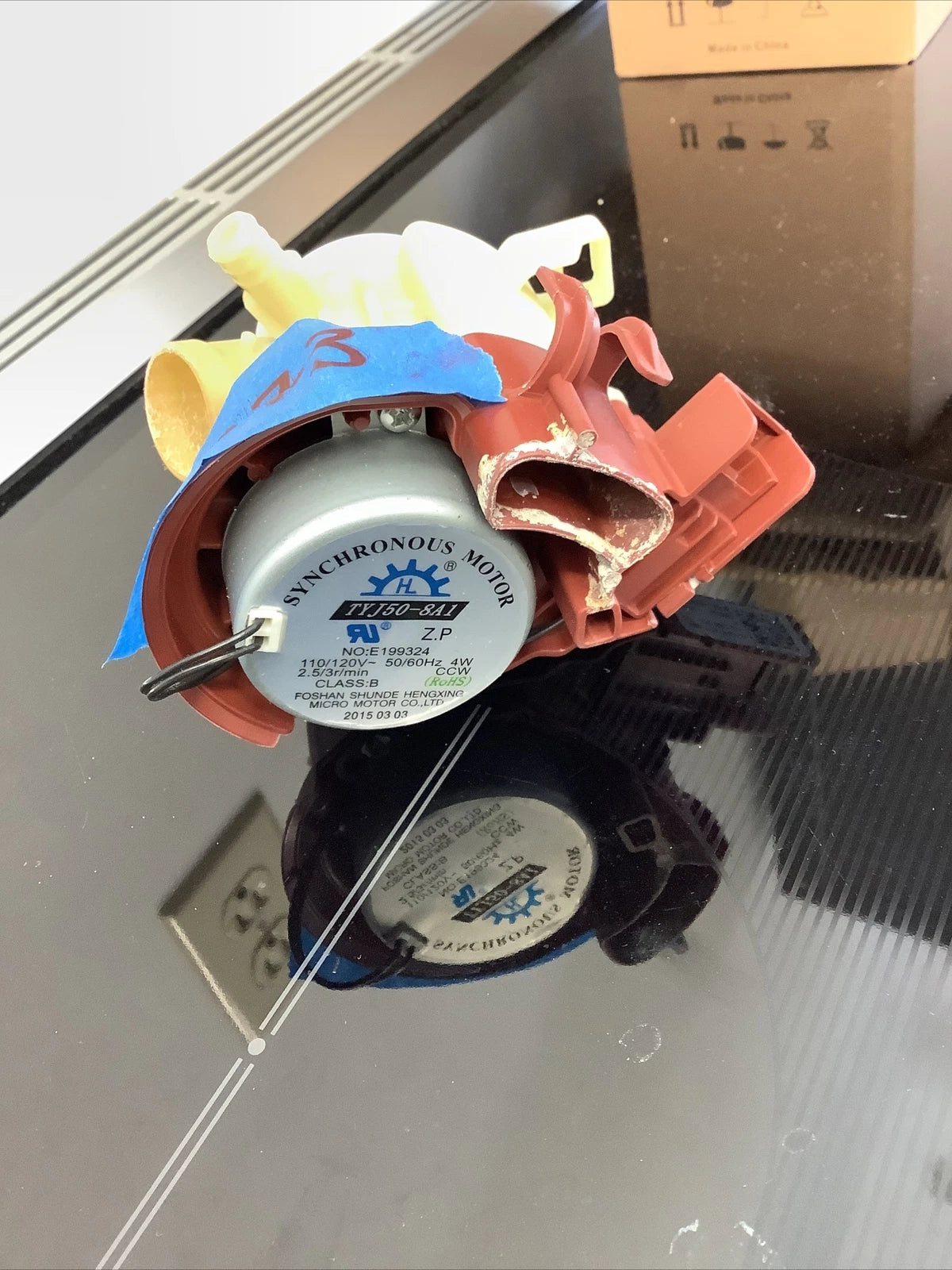 Asko Dishwasher Synchronous Motor OEM P/N TYJ50-8A1 483373